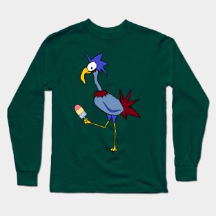 Ice Cream Bird Long Sleeve T-Shirt